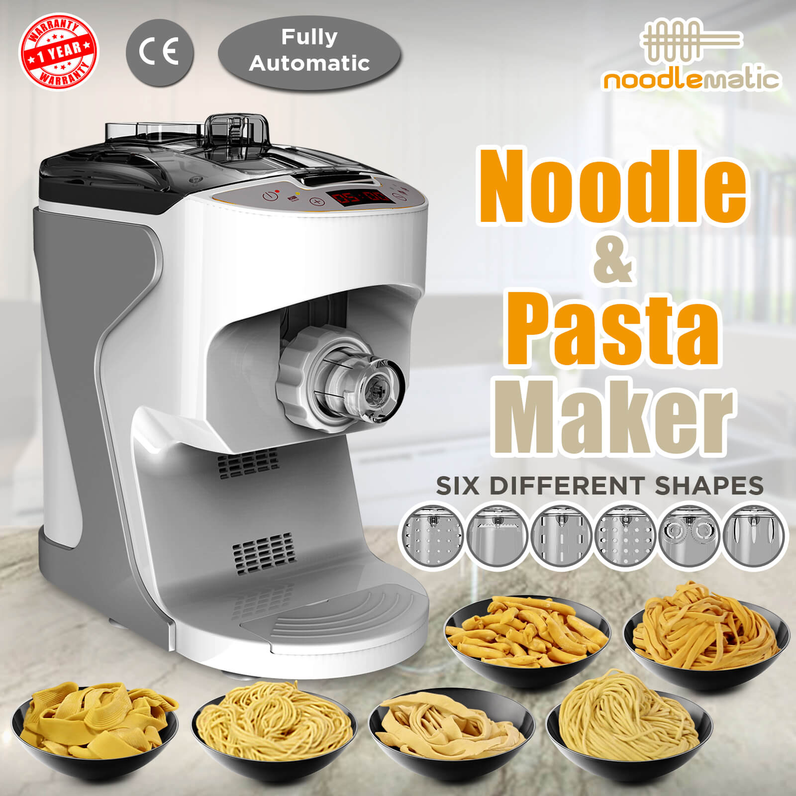 2017 Automatic Pasta Noodle Spaghetti Dough Dumpling Maker Home Machine